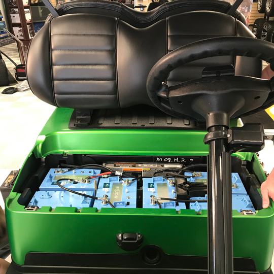 Golf Cart Lithium Battery Connection